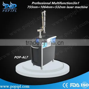 3in1laser Machine Professional Multifunction Picolaser 755nm Laser And532nmlaser and Long Pulsed Laser 1064nm Best Machine thumbnail-1