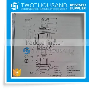 2L CE Approved With Variable Speed for Best Name Masher Mini Blender Juicer thumbnail-3