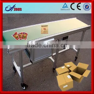 Good Quality Movable Belt Conveyor Roller Conveyor Racks Plastic Injection Molding Conveyor Belt thumbnail-1