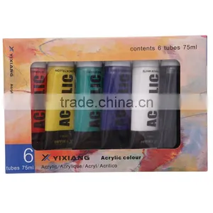 Free Sample 75ml Acrylic Paint for Painting Acrylic Artistic Paints thumbnail-6