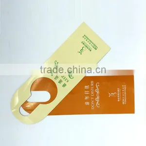 PVC Do Not Disturb Hotel Door Hanger With Hole Punch thumbnail-4
