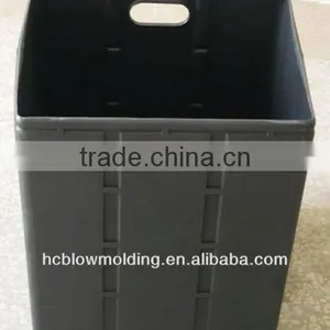 OEM Blow Molding Plastic Litter Basket Receive Garbage Barrels Street Litter Bin thumbnail-6