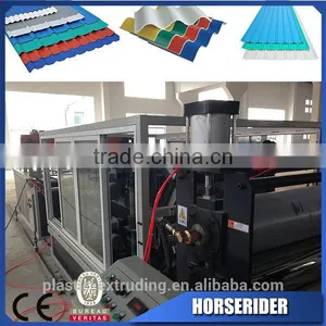 New Design Pvc Roof Tile Sheet Plate Making Machine Factory thumbnail-6