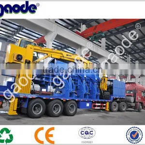 European Standard Hydraulic Mobile Scrap Metal Baling Machine thumbnail-3