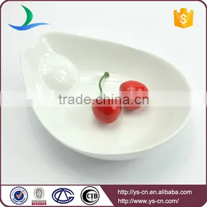 Custom Kitchen White Ceramic Dry Fruit Bowl Wholesale thumbnail-5
