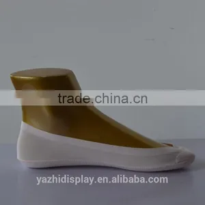 Fashion Flip-flops and Ankle Display Golden Mannequin Foot thumbnail-3