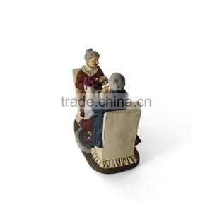 Artificial Souvenir Family Couple Sculpture thumbnail-6