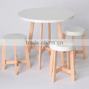 Wooden Chair Wooden Side Chair Color Painting thumbnail-1