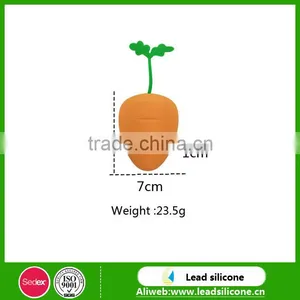 Funny Shape Carrot Shape Silicone Key Bag,Promotional Gift Silicone Key Case thumbnail-4