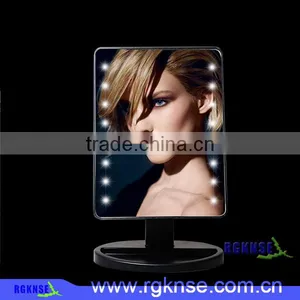 2017 Fashion Led Mirror Table Led Make up Mirror With Touch Control Switch thumbnail-4