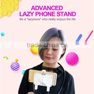 2017 New Creative Neck Wearable Phone Holder For Personal Leisure/Driving Use , Universal Adjustable Mobile Phone Stand Holder thumbnail-4
