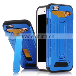 Card Slot Phone Case Bracket Protective Phone Shell TPU + PC Material for IPhone7 / Plus thumbnail-6