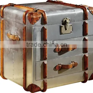 High Quality Retro ,vintage Leather Trunk Furniture T912# thumbnail-3