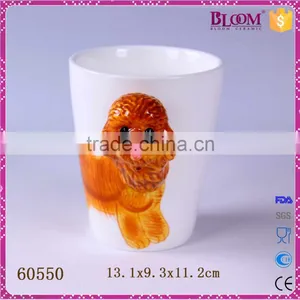 Decoration 3d Desgin Small Ceramic Mug Cup With no Handle thumbnail-2