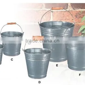 Galvanized Household Metal Garden Bucket With Handle thumbnail-3