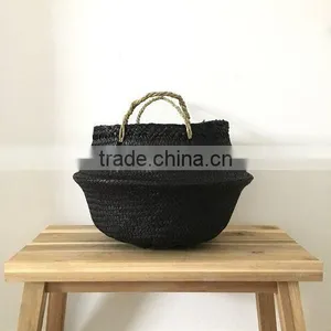 Small Size and Cheap Seagrass Woven Belly Basket thumbnail-2