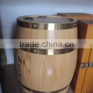 Cutomized Natural Pine Wooden Bucket thumbnail-1