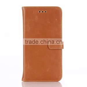 High Quality Crazy-horse PU Card Bumper/pocket Cell Phone Case for Motorola thumbnail-5