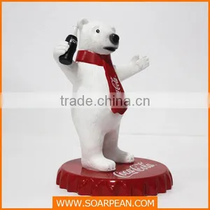 Stylish Decoration Advertising Fiberglass Bear Statues thumbnail-3