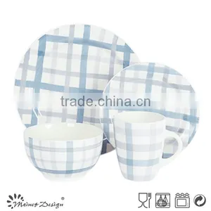 Ceramic Stoneware Hand Painting Color Circle Dinnerware Set thumbnail-1