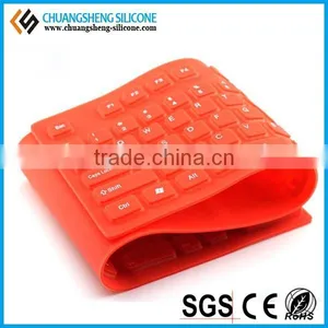 FLEXIBLE AND SILENCE USB SILICONE KEYBOARD IS ON SALE thumbnail-1