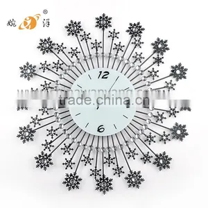Stylish Wall Clock With Snow for Bedrooms thumbnail-1