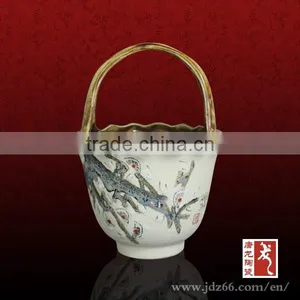 Special Design Excellent Quality Handmade Ceramic Fruit Basket for Home Usage thumbnail-1