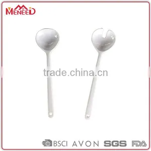 Hotel & Restaurant Market Selling Two Colored Candy Cream Salad Melamine Spoon thumbnail-2