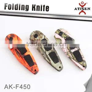Colorful Camping Folding Knife 3Cr13 Blade Aluminum Handle Outdoor Survival EDC Knives Best Gift thumbnail-1