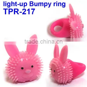 Plastic Flashing Bumpy Rings/Light Up Jelly Ring thumbnail-1