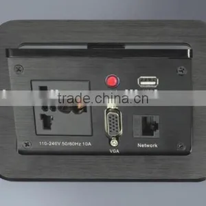 Air Support Desktop Electric Power Strip Socket With Usb Intereface thumbnail-1