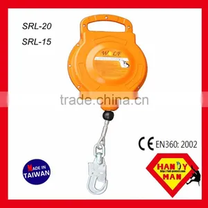 SRL-15 15m 12 kN Certified With SGS Certification Cable Self Retracting Lifeline thumbnail-1