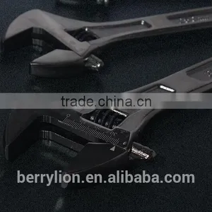 Berrylion 10" Nickel Alloy Black Adjustable Wrench Pearl Nickel Adjustable Wrench thumbnail-3