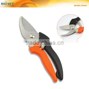 SGA0011 8" Sharp Cutting Edge and Curve Blade Garden Bypass Floral Scissors Shears thumbnail-1
