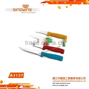 A3127 Super Quality Lightweight Stainless Steel Kitchen Knife Set With Plastic Handle thumbnail-3