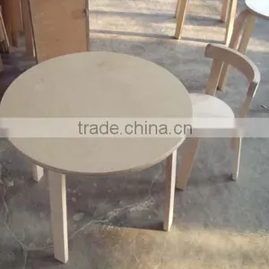 Used Popular Wooden Round Stools For Indoor And Outdoor Use thumbnail-3