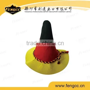 European German Flag Non Woven Felt Cheap Top Hat thumbnail-1