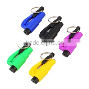 3 in 1 Emergency Mini Safety Hammer Auto Car Window Glass Breaker Seat Belt Cutter Rescue Hammer Car Life-saving Escape Tool 1PC thumbnail-1