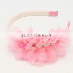 Lovely Pink Ribbon Kids Headbands thumbnail-1