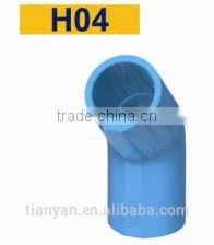 TY High Quality TIS PVC Water Supply Pipes & Fitting 45DEG ELBOW Eco-friendly Cheap Price Full Size Factory Price List Discount thumbnail-2