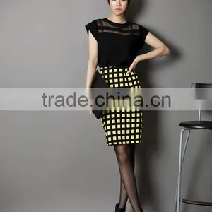 2015 Summer Ladies Black Tulle Tops Chiffon Shirts Blouses Women Sheer Cheap Clothes China Atacado De Roupas Femininas Camisas thumbnail-1