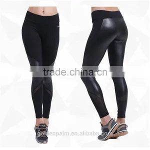 87% Nylon 13% Spandex 300 Gsm Sexy Yoga Leggings thumbnail-1
