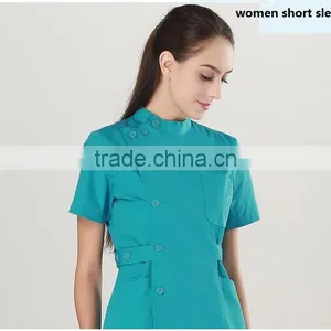 Nurse Short Sleeve Wear Dental and Oral Doctor Apparel Summer Medical Uniform Scrubs Suits thumbnail-6