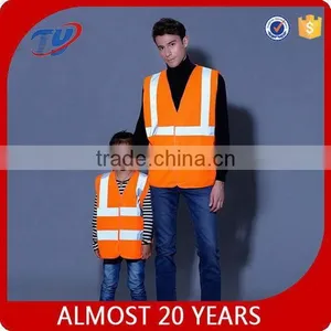 2017 Reflective Safety Vest Fluorescent Orange Security Vest Safety Vest thumbnail-1
