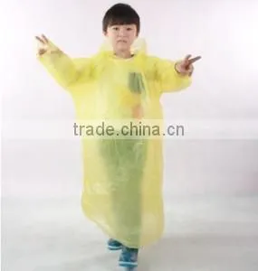 Factory Price Disposable Rain Poncho Raincoat for Kids thumbnail-1