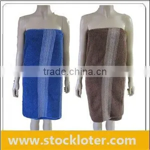 111204 Stock 14s Low Twist Solid Dyed Jacquard Cotton Bath Towel Stock for Hotel thumbnail-1