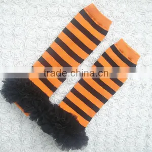 Christmas Baby Leg Warmers Cotton Knitted Printed Warmer With Ruffles Toddler Knee High Socks thumbnail-4