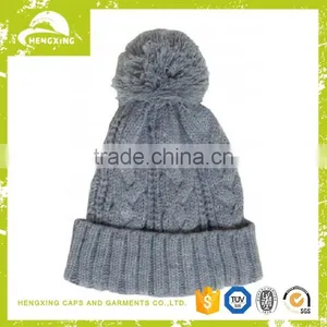 New Arrival Wholesale Snowboard Ski Pom Pom Beanie Hat thumbnail-1