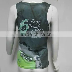 Newest Coolmax Sublimated Running Singlet thumbnail-2