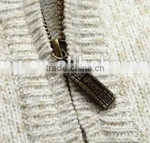 Autumn and Winter Wool Knitting Pattern 1/4 Zipper Fashion Men Pullover thumbnail-5